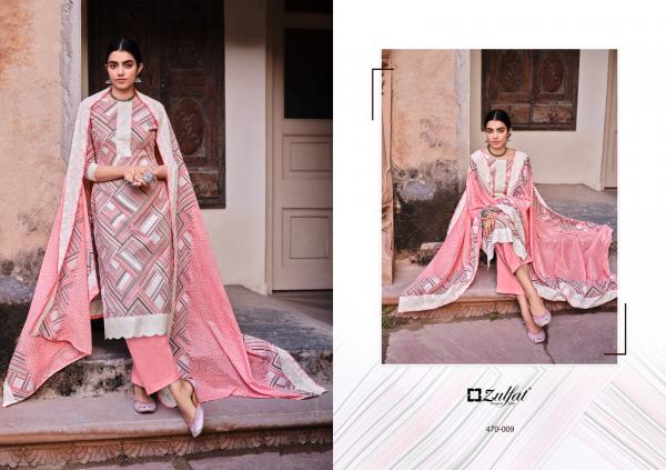 Zulfat Dinaaz Exclusive Cotton Designer Dress Material Collection